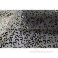 100% Polyester Leopard Pattern Mesh Fabric